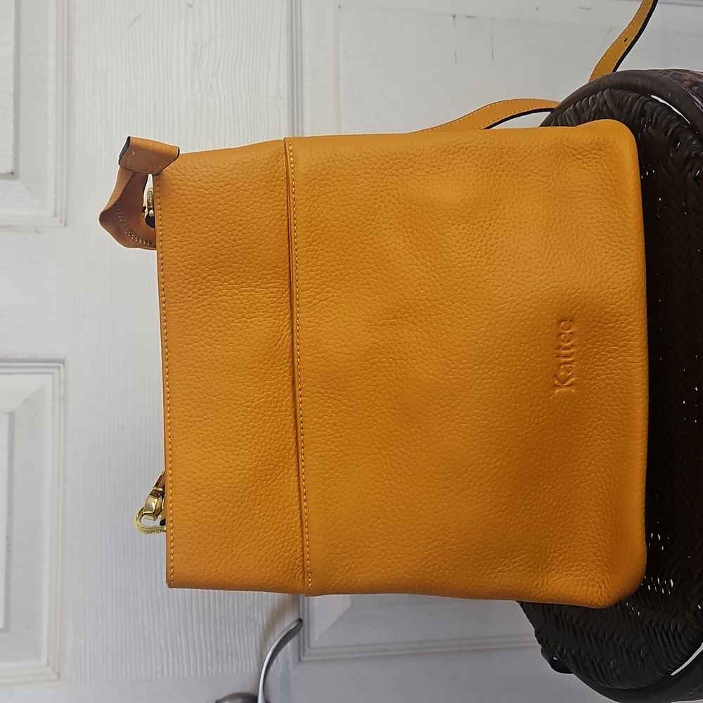 Kattee Orange Crossbody Bag